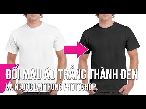 Change T-shirt Color From White To Back In Photoshop | Thuy Uyen