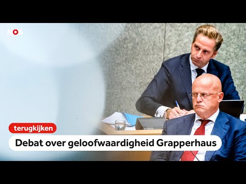 Terugkijken: Kamerleden fel over geloofwaardigheid Grapperhaus