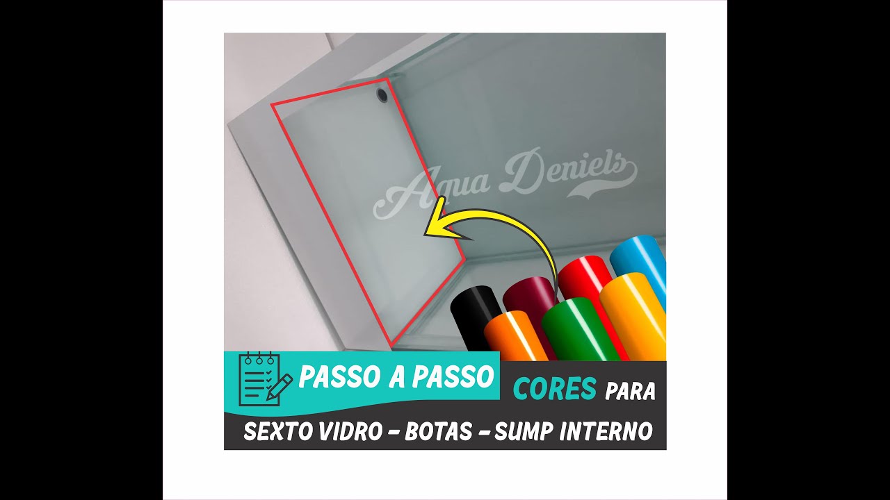 APRENDA A COLORIR O VIDRO - AQUA DENIELS