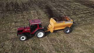 Fiat F 110 spreading with a  Shelbourne Reynolds Powerspread 2000