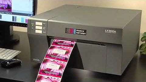 Primera LX900e Colour Label Printer Overview