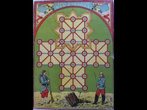 Jeu De Siège Ancien - Milieu XIXe - Pions Et Boîte - France