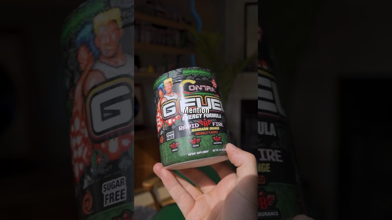 Teste du GFUEL CONTRA « RAPID FIRE » à la mandarine !