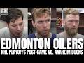 Connor McDavid, Tristan Jarry &amp; Oilers Respond to GOAL DECISION, Being Down 3-1 vs. Anaheim Ducks