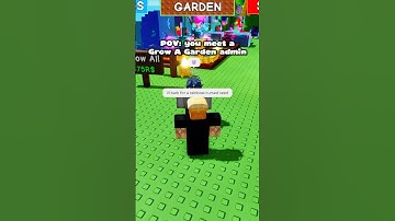 I got trolled by an admin in Grow A Garden #growagarden #roblox
