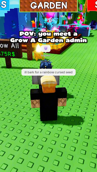 I got trolled by an admin in Grow A Garden #growagarden #roblox