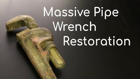 Vintage Ridgid Pipe Wrench Restoration