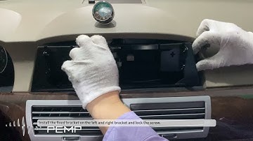 Install the Vertical Screen BMW E65 E66 CarPlay Android auto 10.25" Screen