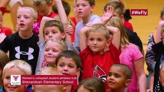 Charlie Cardinal Visits Shenandoah Elementary School
