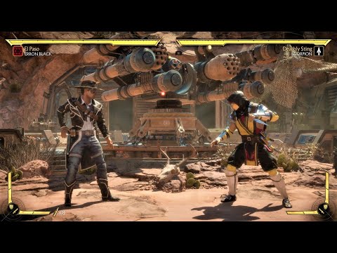 Erron Black vs Scorpion (Hardest AI) - MORTAL KOMBAT 11