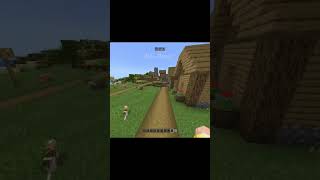 4 BLACKSMITHS AT SPAWN?! 😱  #minecraft #shorts