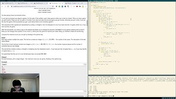 Codeforces Global Round 11 Screencast (5th Place)