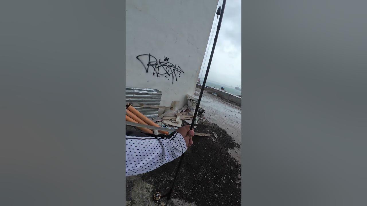 Nothing can stop us! #angler #fishing #badweather
