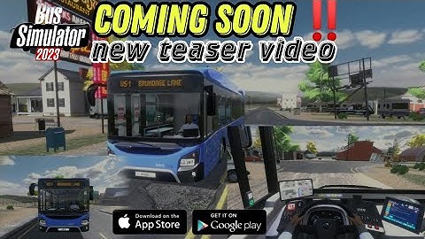 🚌Bus simulator 2023 by OVILEX coming soon  |  new teaser video
