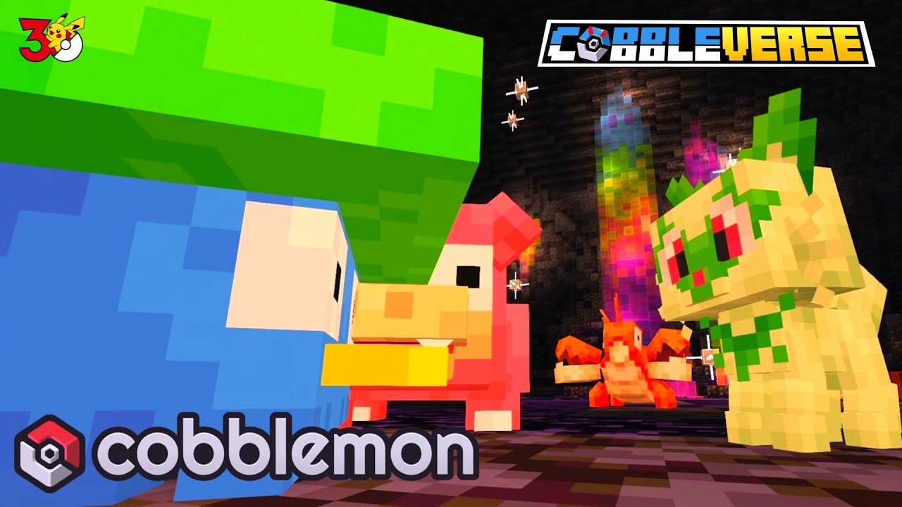 マインクラフトのcobblemonっていうポケモンのMODのやつ【cobbleverse】