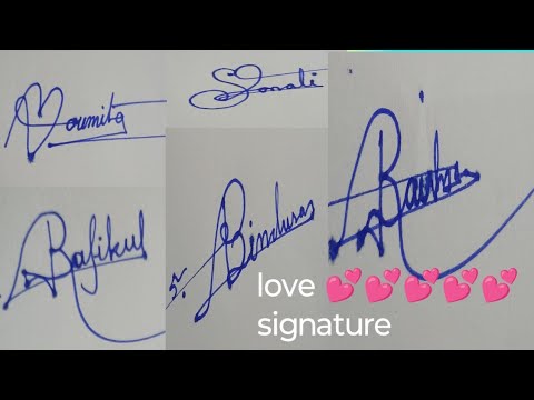 when your signature is awful/different signature style/signature style ...