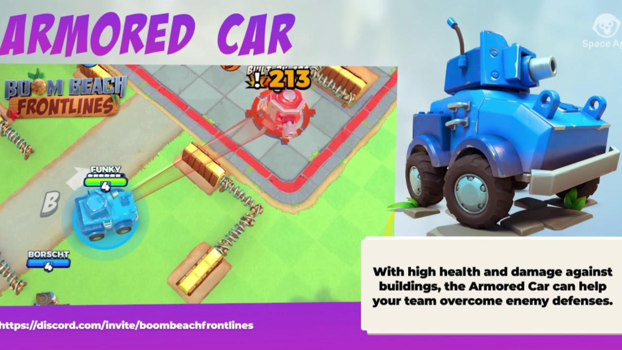 Boom Beach Frontlines Sneak Peak #2 Armored Car