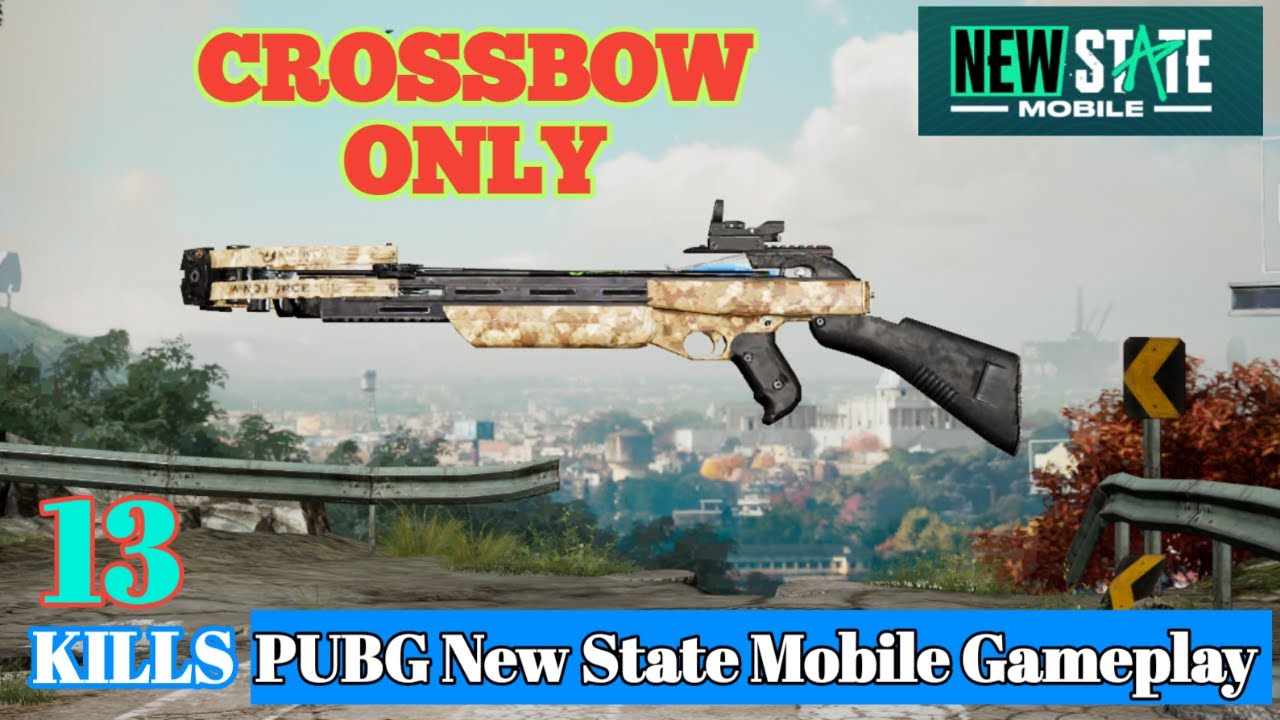 CROSSBOW ONLY CHALANGE PUBG NEW STATE MOBILE GAMEPLAY 💥 NEW STATE MOBILE