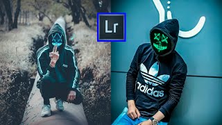 Neon glowing mask editing lightroom tutorial 🔥 by Sumit creation.. screenshot 4
