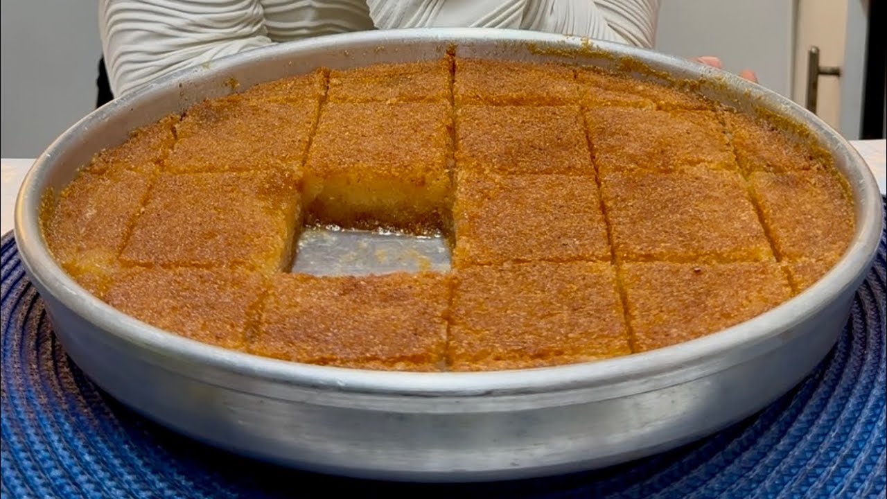 Самая удачная и простая басбуса, которую вы когда-либо готовили! Прямо как в знаменитых пекарнях,...