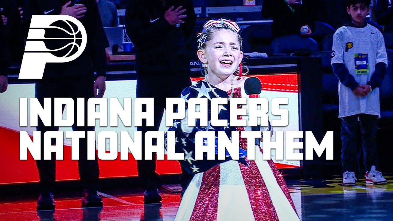 Indiana Pacers National Anthem  February 26 2024