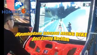 2020 HomingGame Hot Sale Sno Cross Winter X Racing Video Arcade Game Machine screenshot 4