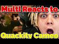 Multi Reacts to QUACKITY BEING IN MINECRAFT MOVIE TRAILER on QSMP 2 Minecraft