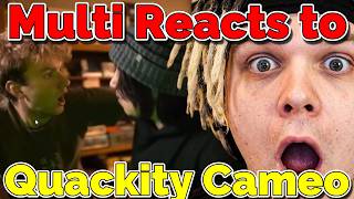 Multi Reacts to QUACKITY BEING IN MINECRAFT MOVIE TRAILER on QSMP 2 Minecraft