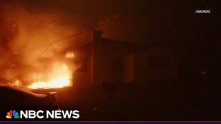 Santa Ana winds kick up again in California fire zone