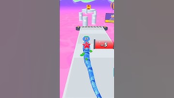 Snake Run Race Level - 20 #shorts #games #funn