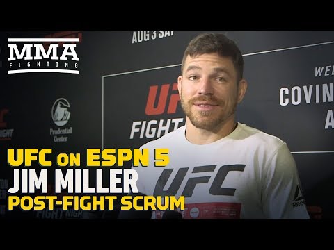 UFC on ESPN 5: Jim Miller Jokes About Moving Up in Weight For More Dream Fights - MMA Fighting