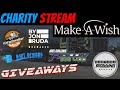 MAKE A WISH Charity Stream | Reach a donation goal - We give something away