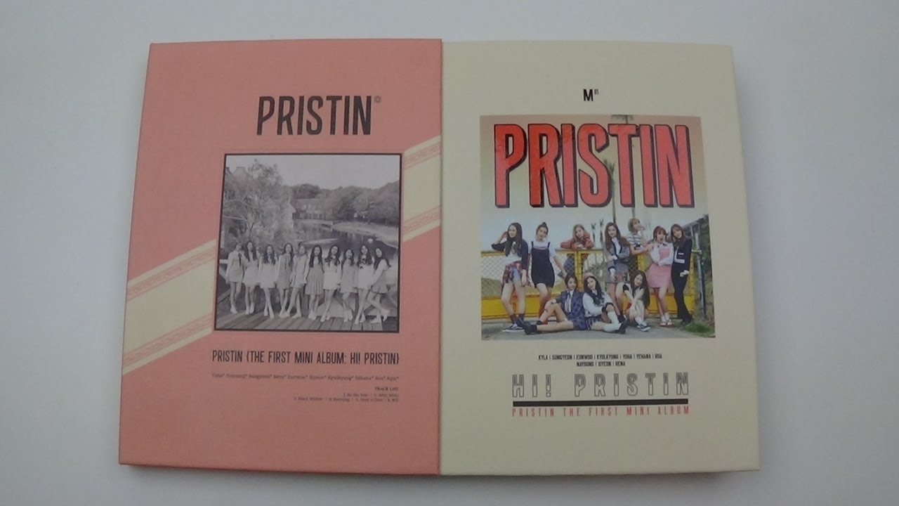 Unboxing Pristin 프리스틴 1st Mini Album Hi! Pristin (Prismatic & Elastin Version)