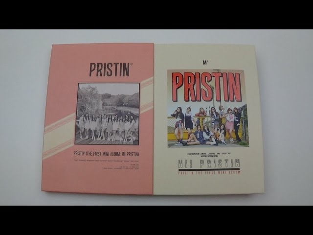 Unboxing Pristin 프리스틴 1st Mini Album Hi! Pristin (Prismatic
