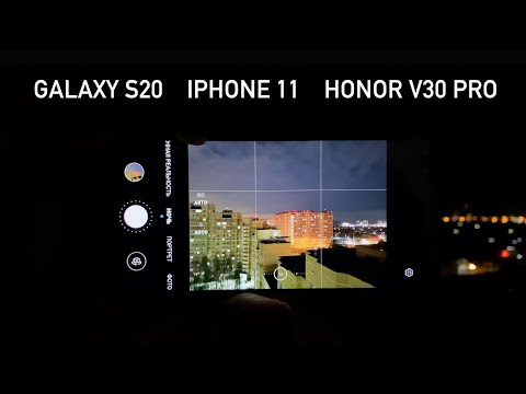 Ночные режимы Galaxy S20, iPhone 11 и Honor View 30 Pro
