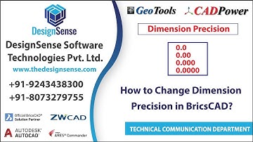 BricsCAD Tutorial: How to Change Dimension Precision from Right-click Menu in BricsCAD | DesignSense