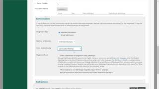 Creating a module speaking assignment on BB for BRP