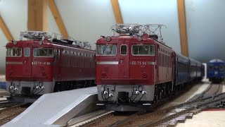 ED75 牽引 10系/43系客車 OJゲージ 鉄道模型