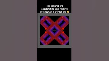 Squares are bouncing until my PC crashes #simulation  #satisfying #crash #viral #trending