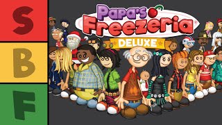 Ranking EVERY Customer in Papa’s Freezeria Deluxe