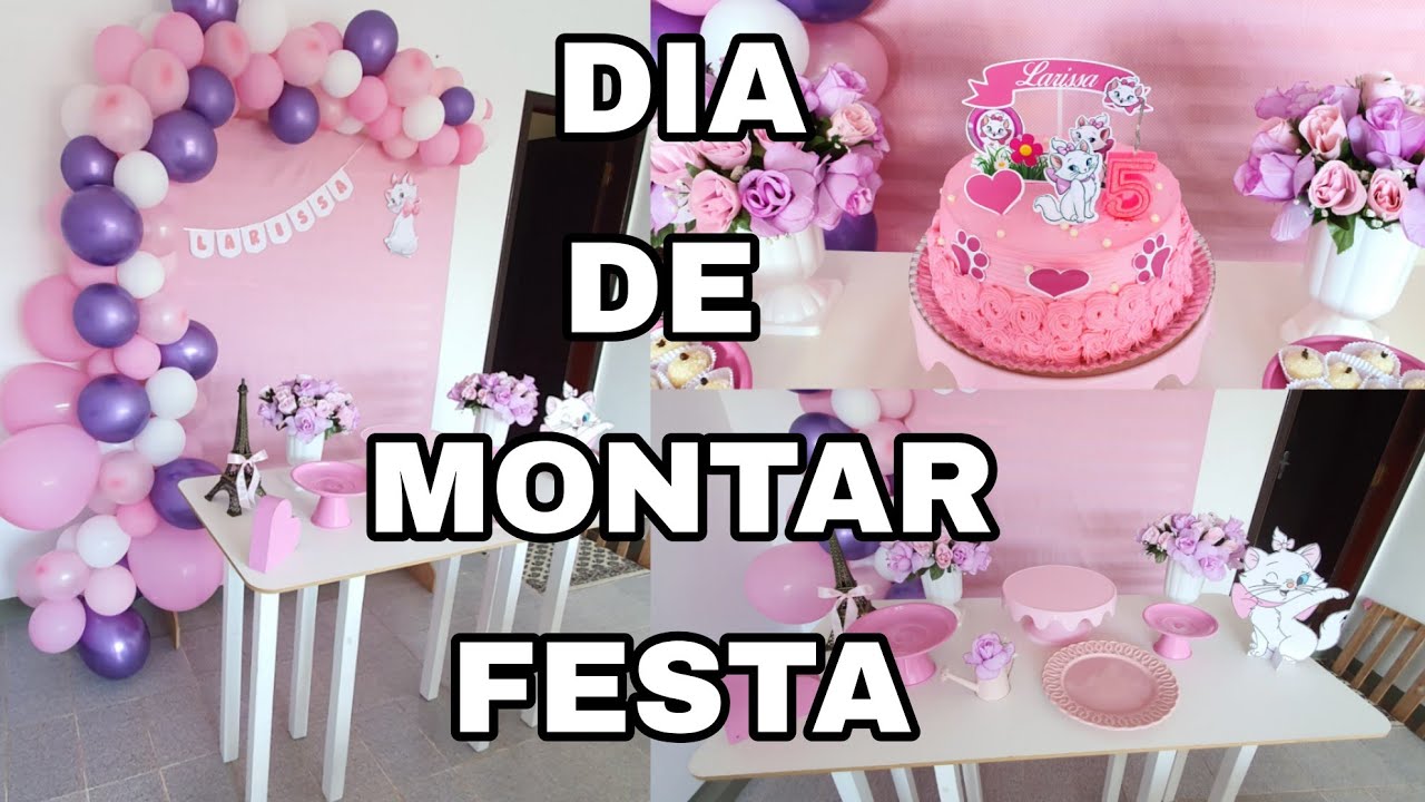 Decoração Gatinha Marie para Festa