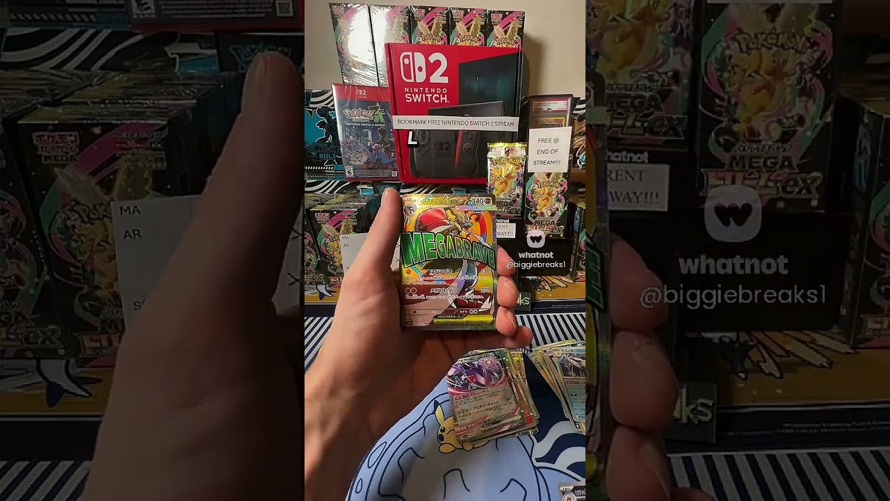 Dale pulling a massive hit or should I say hits #biggiebreaks #pokemon #tradingcards #japanese #tcg
