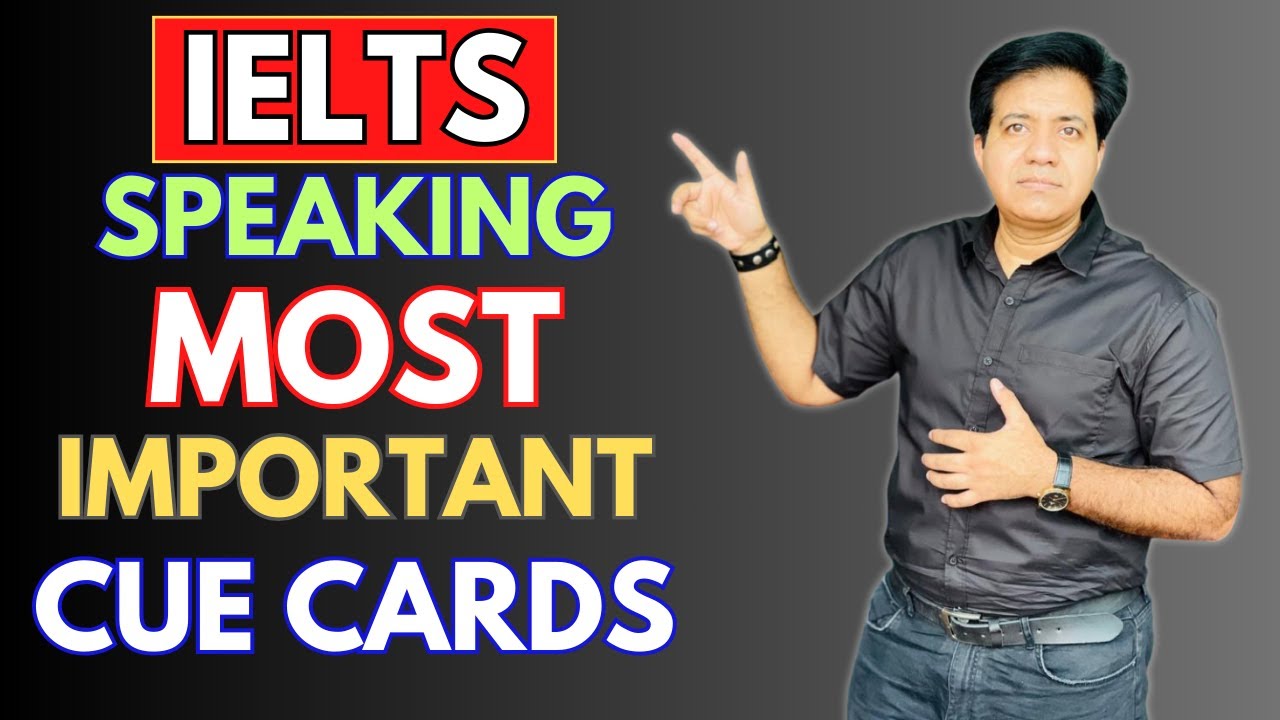IELTS Speaking - Most Important CUE CARDS By Asad Yaqub - YouTube