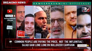 Big Political Pushback In J&K Four Major Leaders Demand Immediate Halt To Bulldozer Action