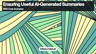 Effective Summarization of AI-Generated Text: Techniques and Challenges