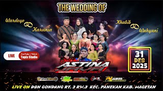 Download Lagu LIVE TOPIX STUDIO WEDDING WARDOYO \u0026 KARUNIA || KHABIB \u0026 WAHYUNI || CS ASTINA || CISS AUDIO MP3
