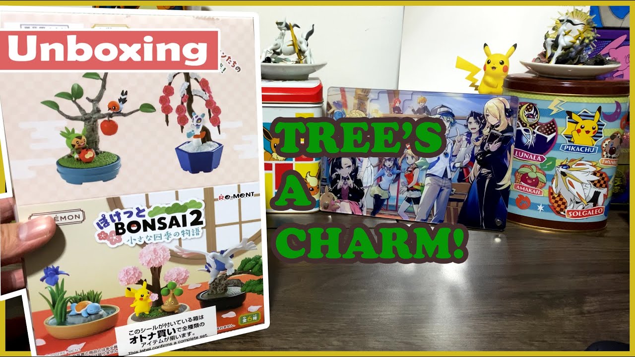 Opening Pokemon Bonsai TREES?!