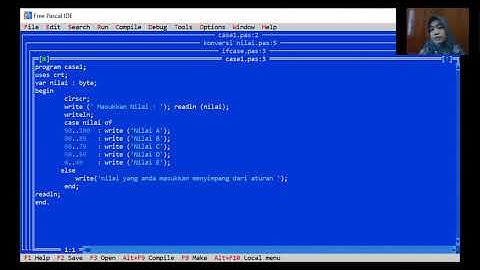Fungsi IF banyak Kondisi dan Case Pascal (part 2)
