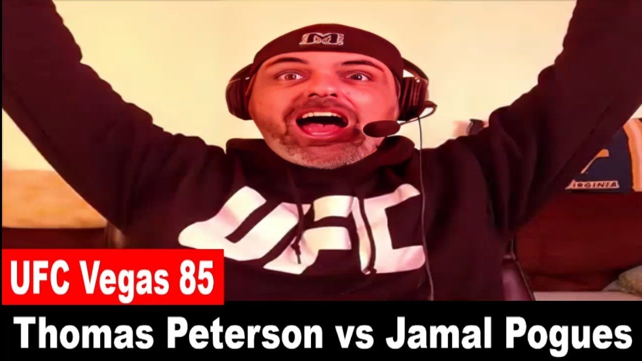 UFC Vegas 85: Thomas Peterson vs Jamal Pogues REACTION