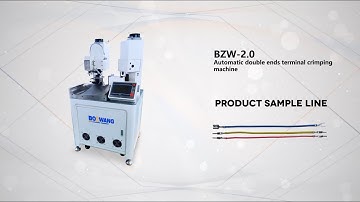 BZW 2.0 Automatic double ends terminal crimping machine
